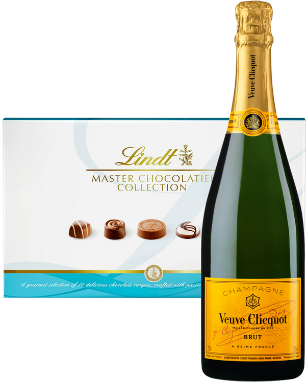 Veuve and Lindt Chocolates Gift Set
