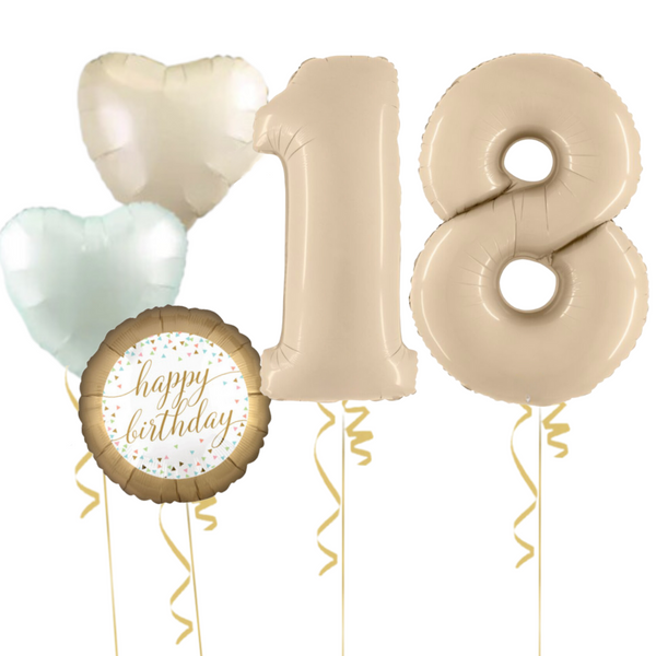 Fairy Satin Birthday Number Balloons Set (two numbers)