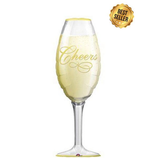 Cheers Champagne Glass SuperShape