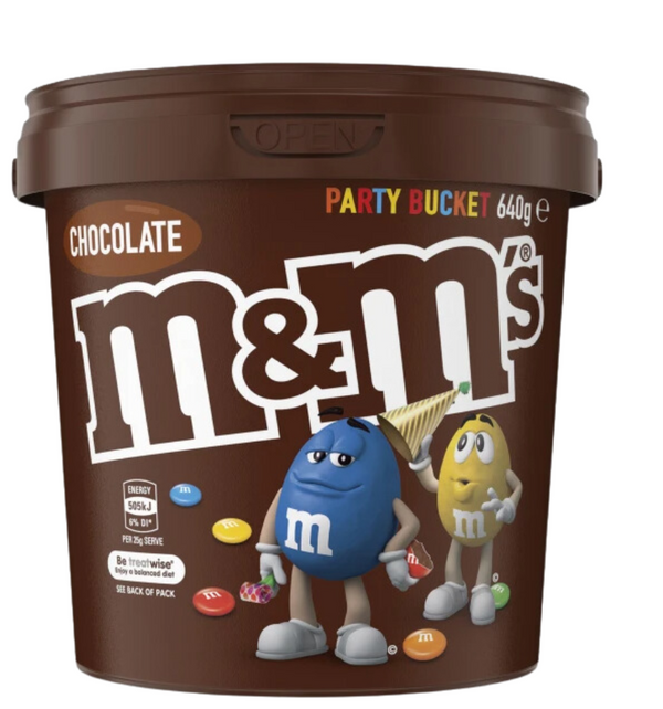 M&M's Milk Chocolate Party Bucket (640g)
