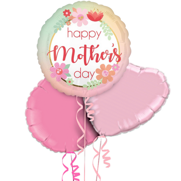Floral Happy Mother's Day Balloon Bouquet