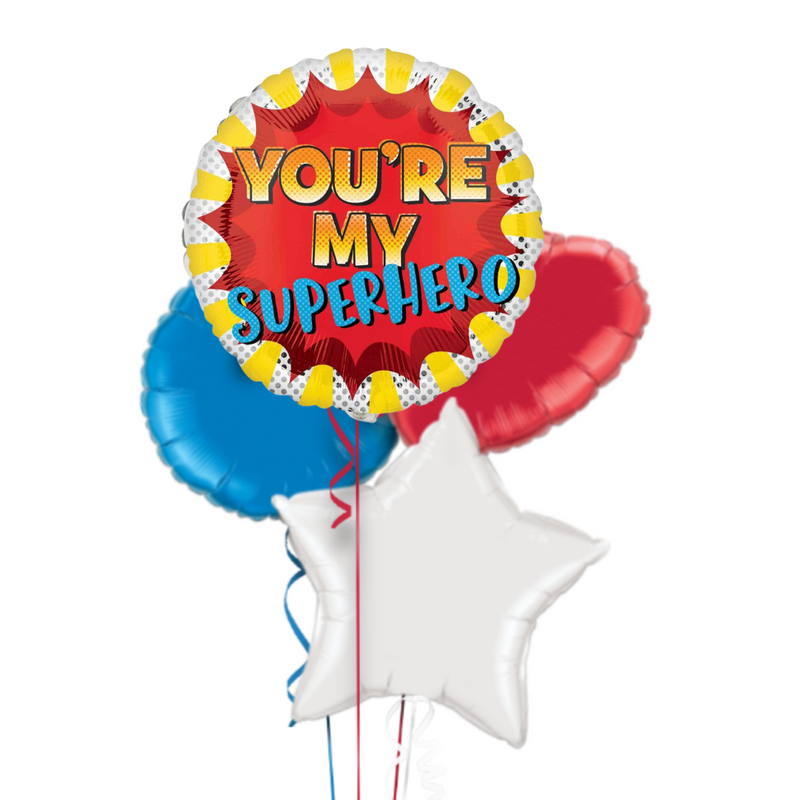 You're My Superhero Balloon Bouquet