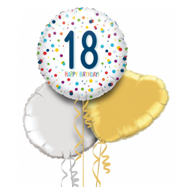 Happy 18th Birthday Balloon Bouquet