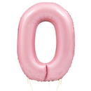Large Pale Pink Number Balloon