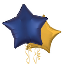 Royal Blue and Gold Stars Balloon Bouquet