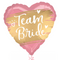 Team Bride Pink Themed Foil Balloon Bouquet