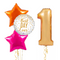 Gold Best Day Ever Set Foil Balloons (one number)