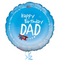 Happy Birthday Dad Avia Theme Foil Balloon Bouquet
