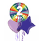 2nd Birthday Rainbow Balloon Bouquet