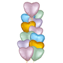 Colourful Hearts Balloon Bouquet