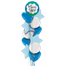 Turquoise Miss You Balloon Bouquet