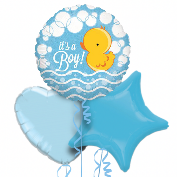 It's a Boy Cute Duck Balloon Bouquet