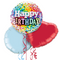 Colourful Happy Birthday Balloon Bouquet