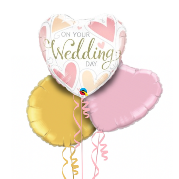 On your Wedding Day Balloon Bouquet