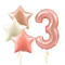Rose Gold Your Way Birthday Set Foil Balloons (one number)