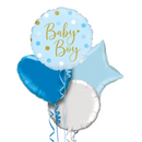 Sparkling Baby Boy Dots Balloon Bouquet