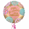 Happy Birthday Stay Fabulous Balloon Bouquet
