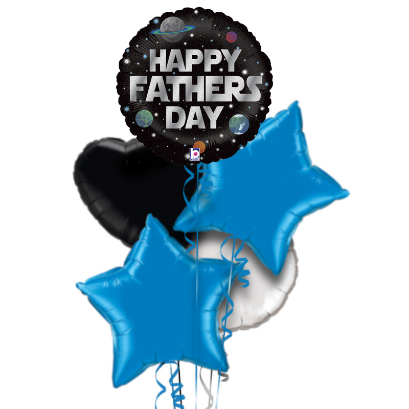 Happy Father's Day Galaxy  Balloon Bouquet