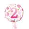 2nd Birthday Pink Dots Balloon Bouquet