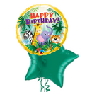 Jungle Happy Birthday Balloon Bouquet