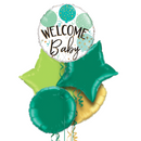Welcome Baby Green Fairytale Balloon Bouquet