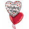 Happy Mothers Day Hearts Balloon Bouquet