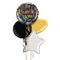Thank You Classy Gold and Black Balloon Bouquet