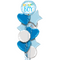 Baby Boy Banner and Dots Balloon Bouquet