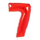 Large Red Number Balloon