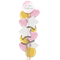 On Your Christening Pink Foil Balloon Bouquet