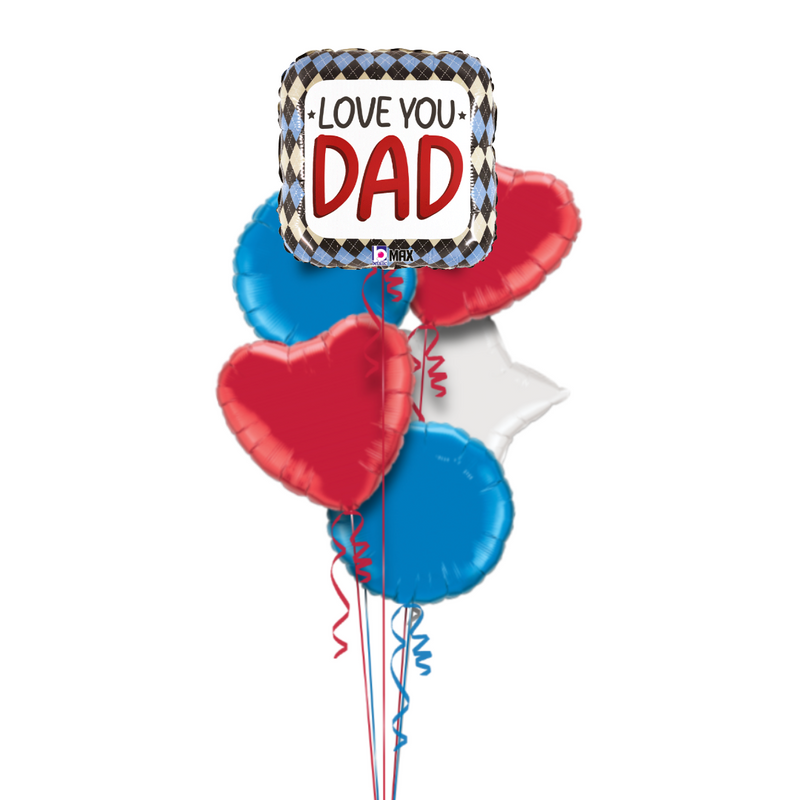 Love You Dad Balloon Bouquet