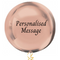 Rose Gold Personalised Orbz Balloon