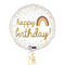 Golden Birthday Rainbow Balloon Bouquet
