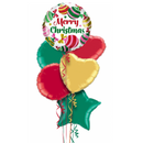 Merry Christmas Cute Baubles Balloon Bouquet