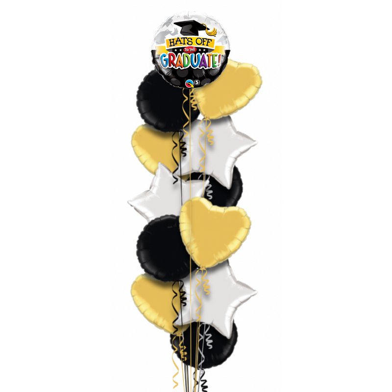 Hats Off To The Graduate Balloon Bouquet