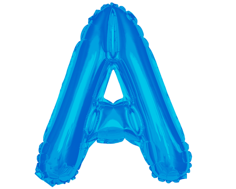 Any Blue Letter SuperShape Foil Balloon