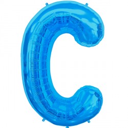 Any Blue Letter SuperShape Foil Balloon