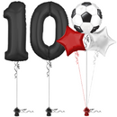 Soccer Star 10th Birthday Balloon Bouquet Set