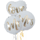 Mr and Mrs Wedding Balloon Bouquet