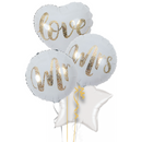 Mr and Mrs Wedding Balloon Bouquet