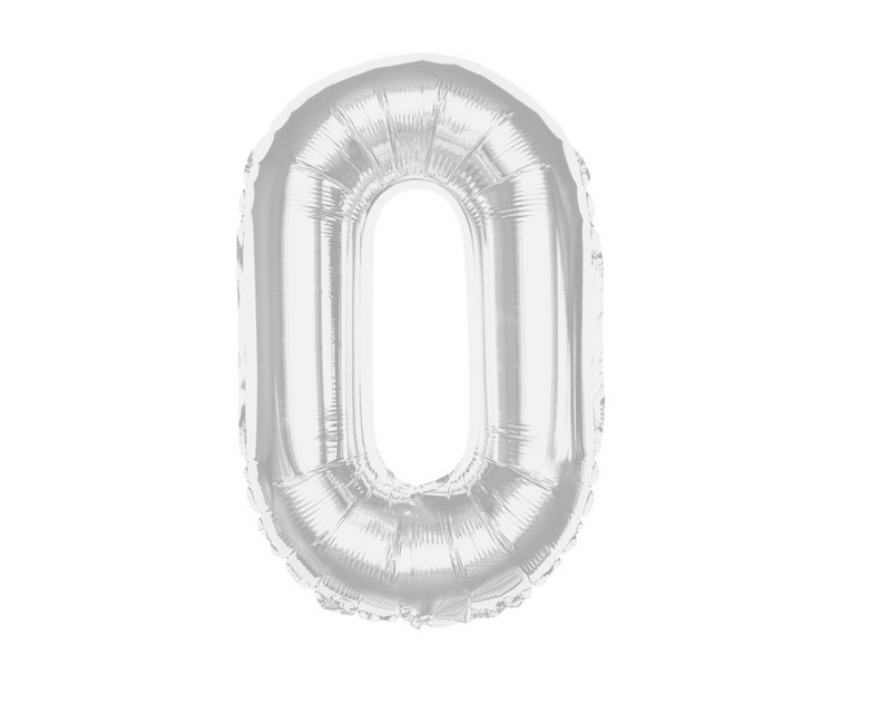 Any Silver Letter Super Shape Foil Balloon