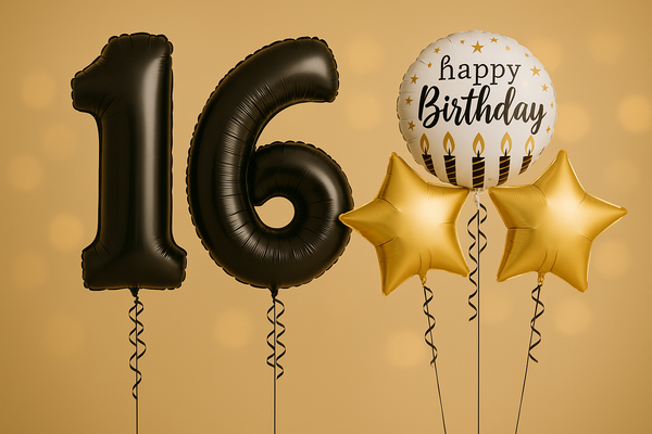 16th Birthday Balloons bottom image