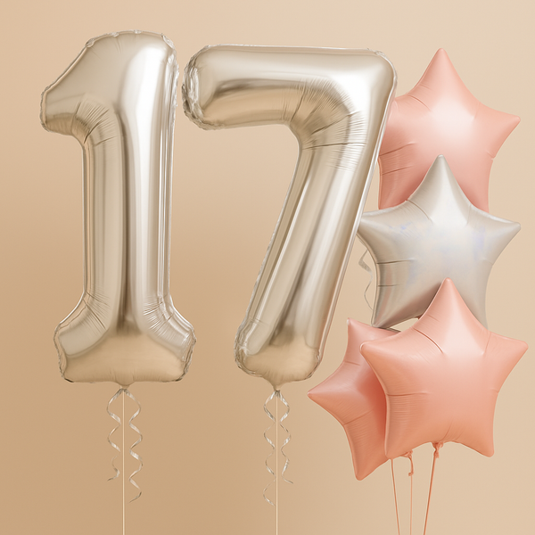 17th Birthday Balloons bottom image