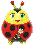 Cute Ladybird Foil Balloon Bouquet