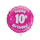 10th Birthday Pink Balloon Bouquet