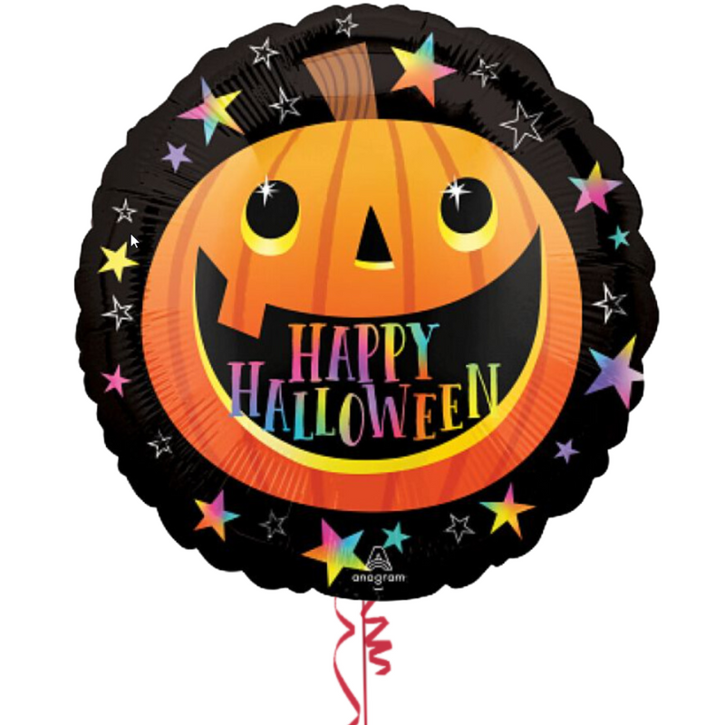 Cheerful Pumpkin Halloween Balloon Bouquet