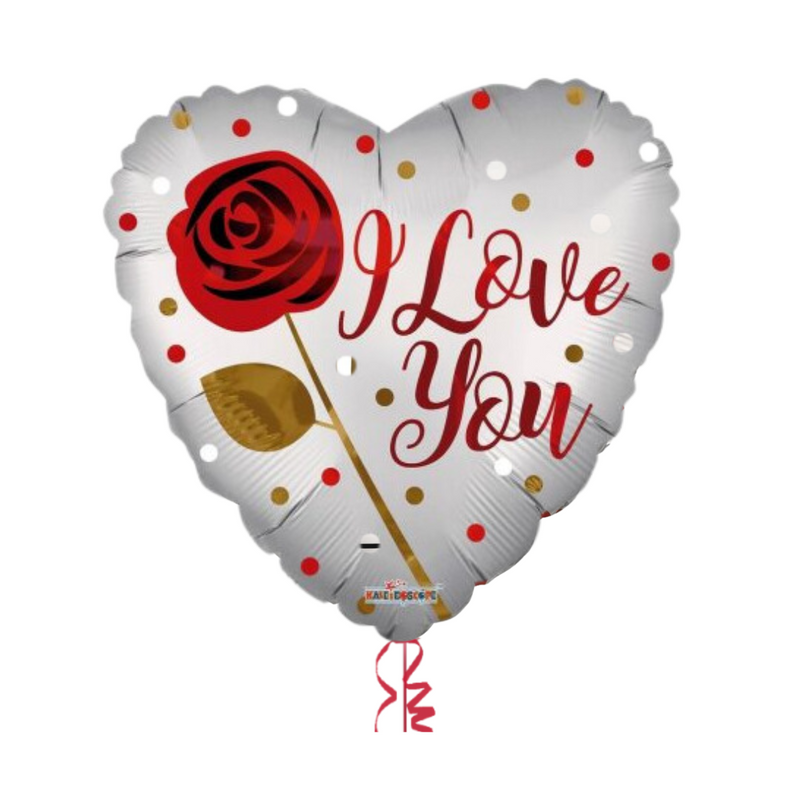I Love You Rose Balloon Bouquet