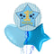 1st Birthday Blue Balloon Bouquet