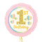 1st Birthday Pink Balloon Bouquet