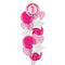 1st Birthday Teddy Bears Pink Balloon Bouquet